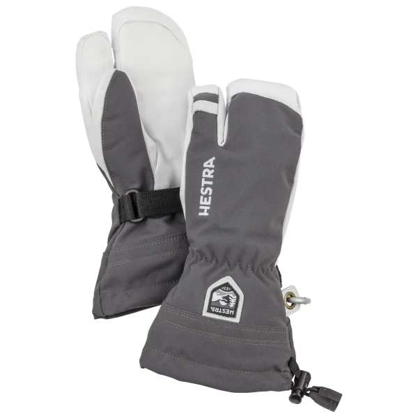 Hestra – Kid’s Army Leather Heli Ski 3 Finger – Gants à prix promos 3