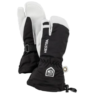 Hestra – Kid’s Army Leather Heli Ski 3 Finger – Gants à prix promos 12