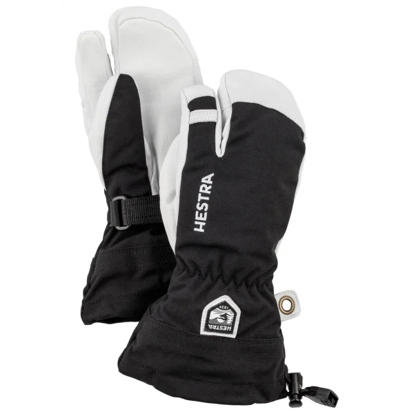 Hestra – Kid’s Army Leather Heli Ski 3 Finger – Gants à prix promos 4