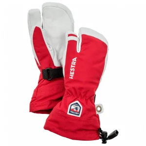 Hestra – Kid’s Army Leather Heli Ski 3 Finger – Gants à prix promos 14