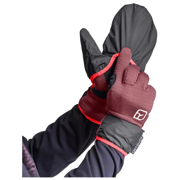 Ortovox – Women’s Fleece Grid Cover Glove – Gants boutique pas cher 4